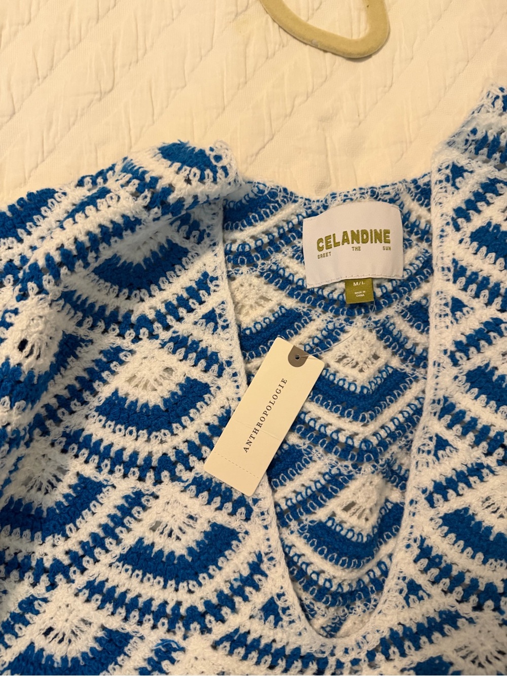 Anthropologie Crochet Beach Cover-Up - Picture 4 of 5